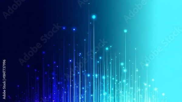 Obraz Abstract digital wave