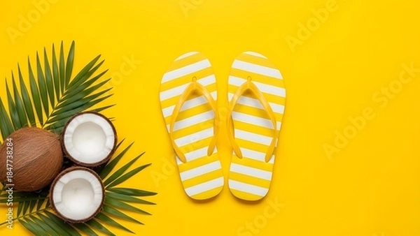 Obraz Tropical summer essentials