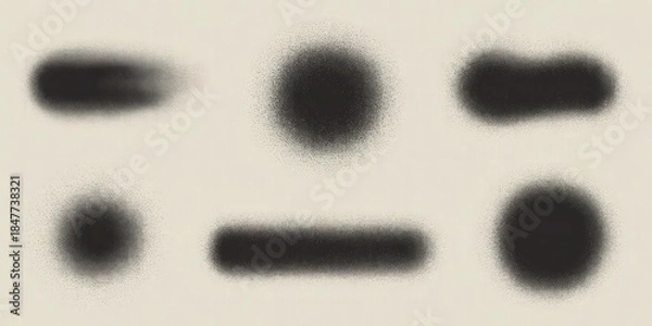 Obraz Plastic Crystal Abstract Dark Background.