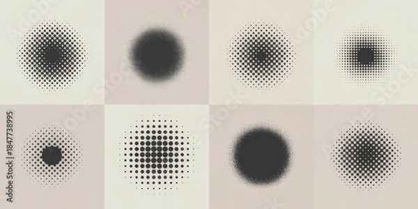 Obraz Torn Black Plastic Foil Abstract Composition.