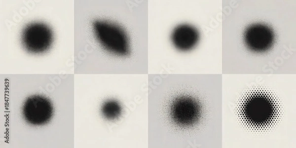 Obraz Wrinkled Plastic Abstract Black Texture.