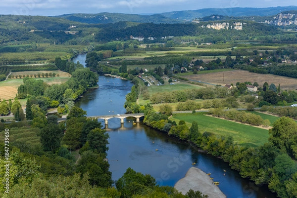 Obraz Dordogne valley from Domme