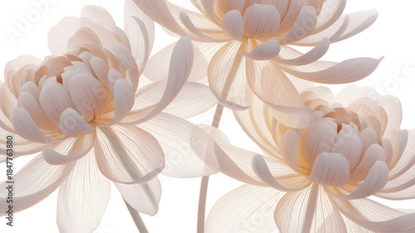 Obraz white and yellow flower