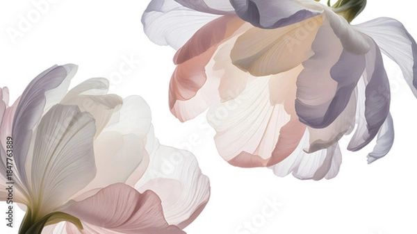 Obraz pink lily flower