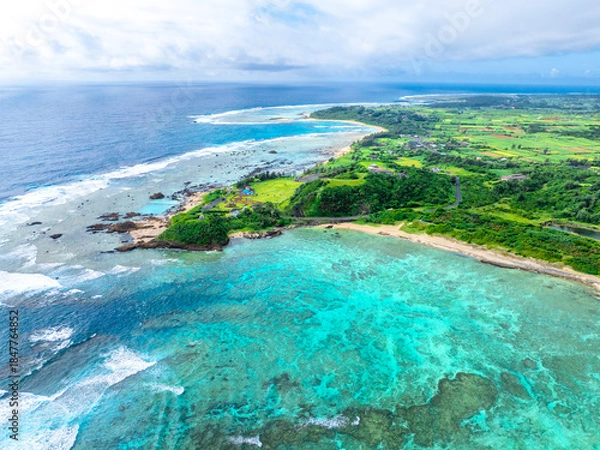 Obraz 夏のあやまる岬（鹿児島県 奄美大島）