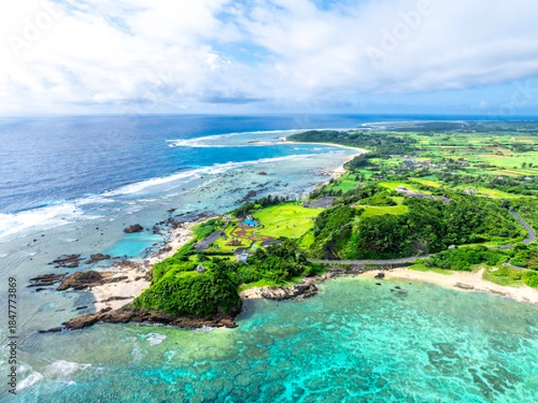 Obraz 夏のあやまる岬（鹿児島県 奄美大島）