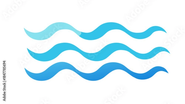 Fototapeta Calm ocean waves