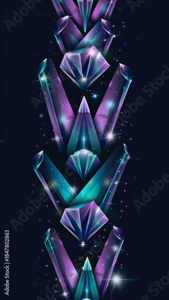 Obraz Luxury Crystal Glow