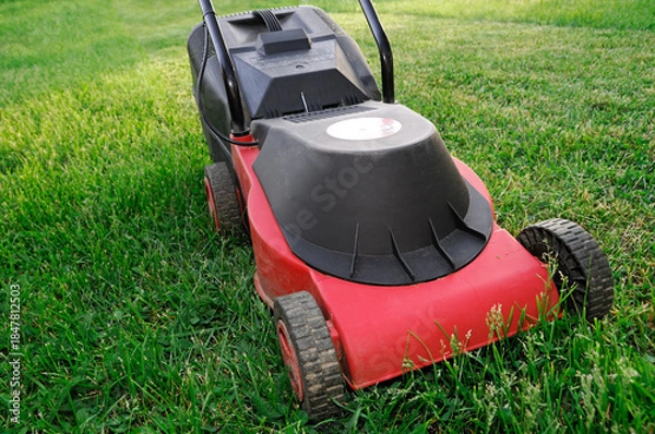Fototapeta Lawn Mower