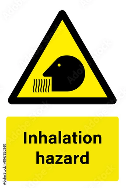 Obraz Inhalation hazard
