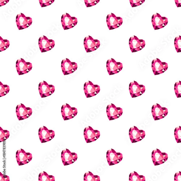 Fototapeta Diamonds. Seamless pattern. Vector illustration