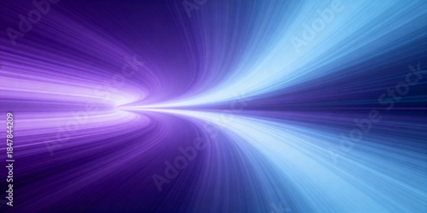 Obraz Vibrant abstract light streaks creating a dynamic visual effect