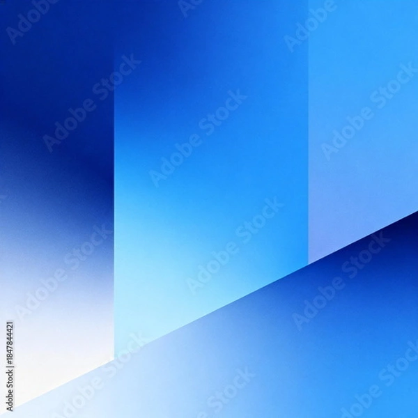Fototapeta Abstract Blue Geometric Gradient Background