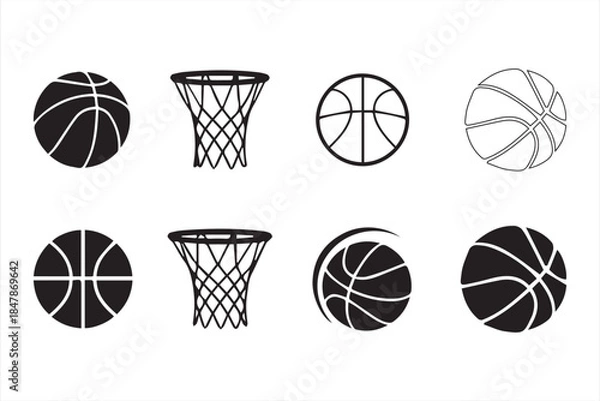 Obraz  basketball set