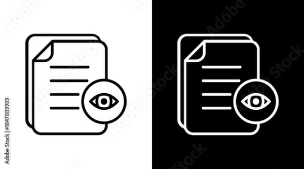 Obraz Clarity Report Icon For Design Elements