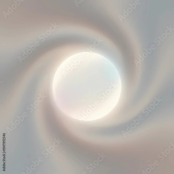 Fototapeta Abstract swirling background with glowing circular light element  