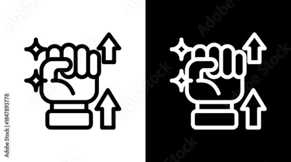 Obraz Motivation Boost Icon For Design Elements