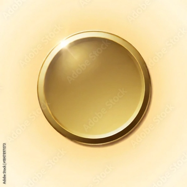 Obraz golden oval frame