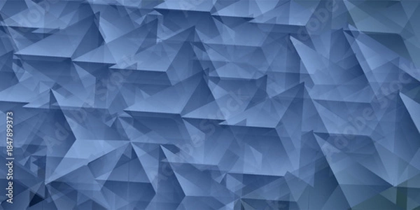 Fototapeta Abstract background of crystal triangles