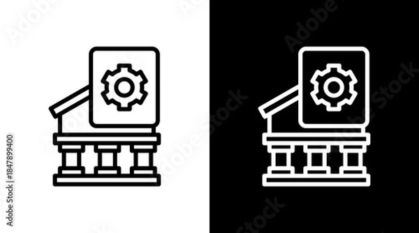 Obraz Banking Compliance Icon For Design Elements