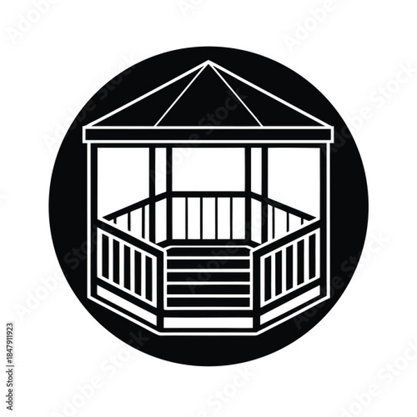 Obraz Panorama Viewpoint Deck Scenic Icon