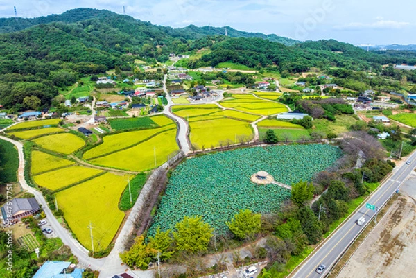 Obraz 충남 당진시 면천면 골정지 저수지