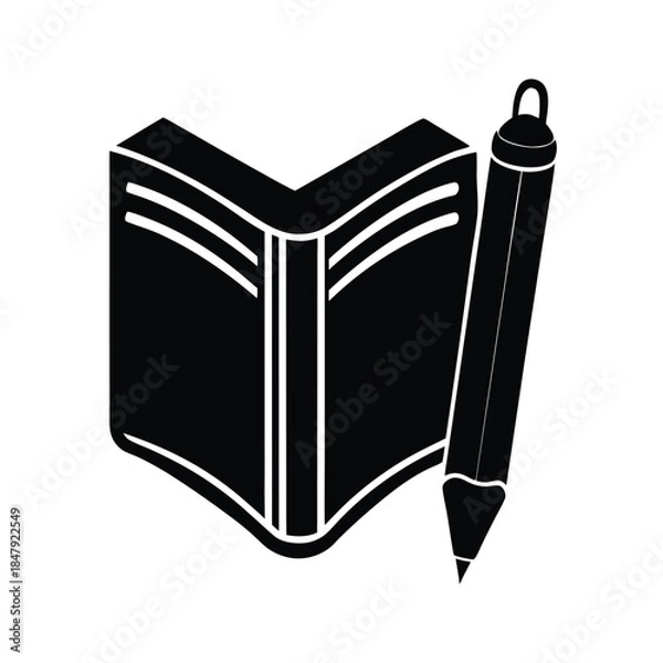 Obraz Pencil And Book Education Vector
