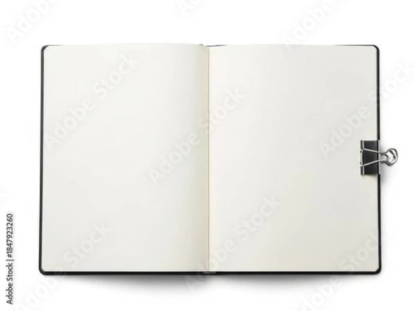 Obraz Open notebook with clip