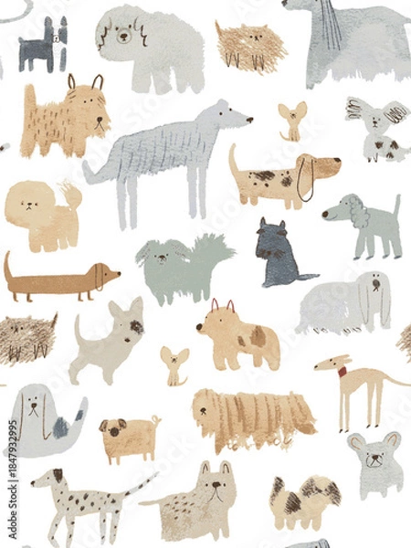 Obraz Dog illustration