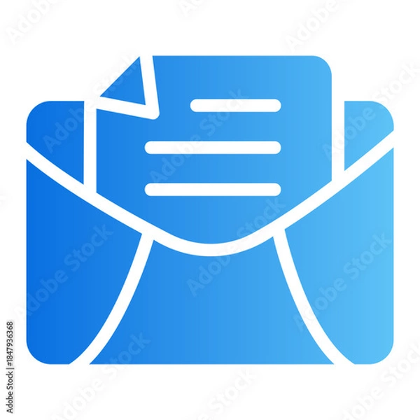 Obraz email Line Gradient Icon