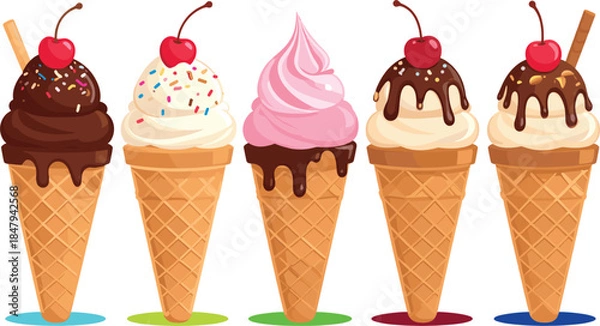 Fototapeta Colorful Abstract Vector Background for Creative Graphic and Digital Use