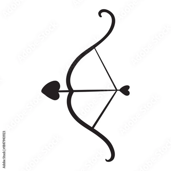 Obraz vector icon isolated on white background, silhouette