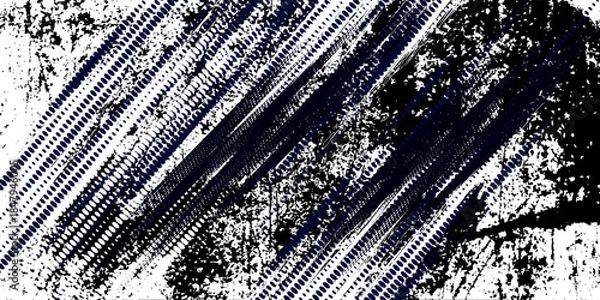 Fototapeta Dots halftone white blue gradient color pattern grunge texture background. Dots pop art comic sports style