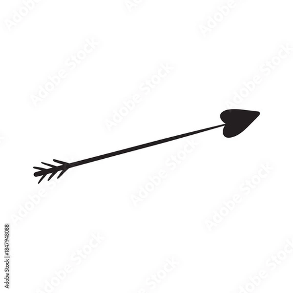 Fototapeta vector icon isolated on white background, silhouette