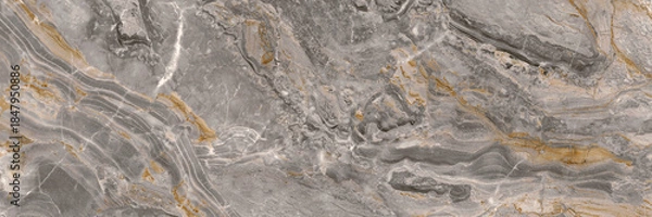 Obraz Gray golden marble stone texture background	