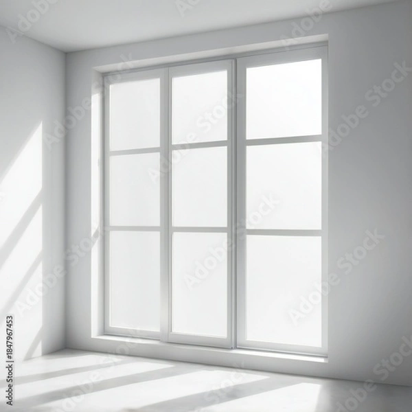 Obraz empty room with window