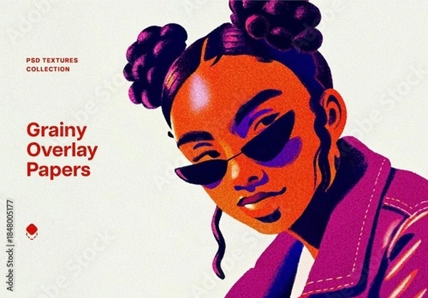 Obraz Grainy Overlay Textures