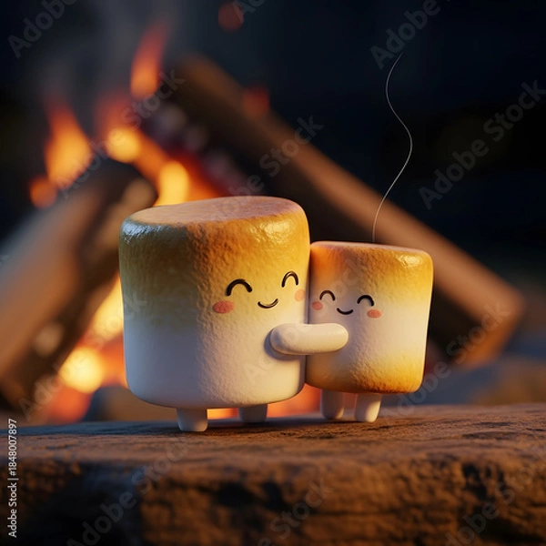 Fototapeta Sweet Hug Day Vector