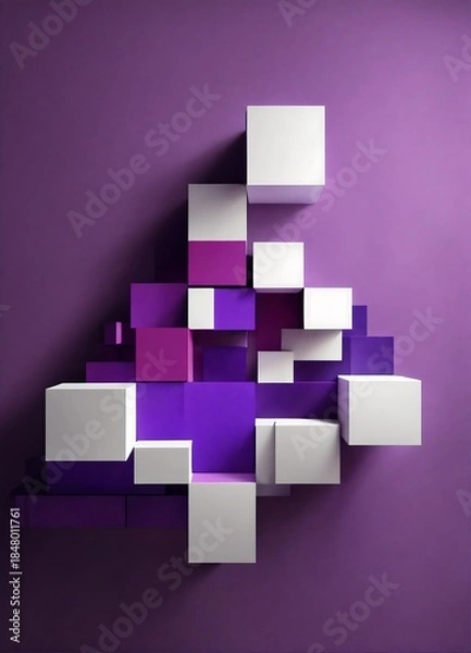 Fototapeta abstract purple background