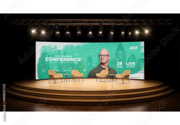 Fototapeta Conference Mockup