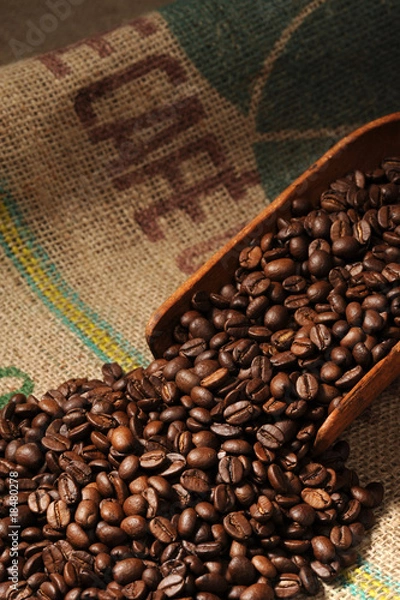 Obraz Kaffe auf Schütte