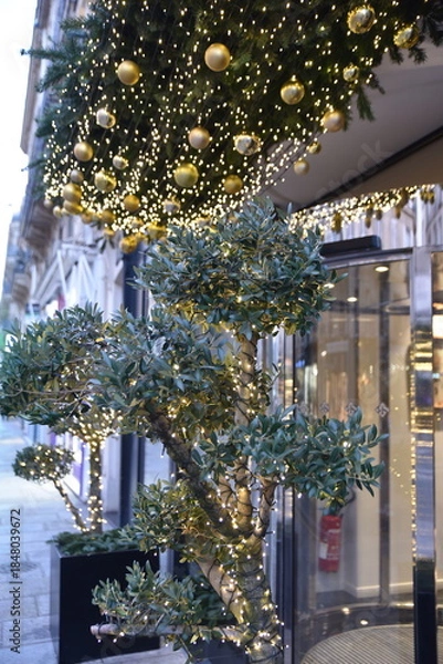 Obraz Décorations de Noël en décembre