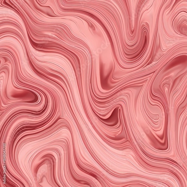 Fototapeta Abstract pink marble texture in wave pattern for design use  