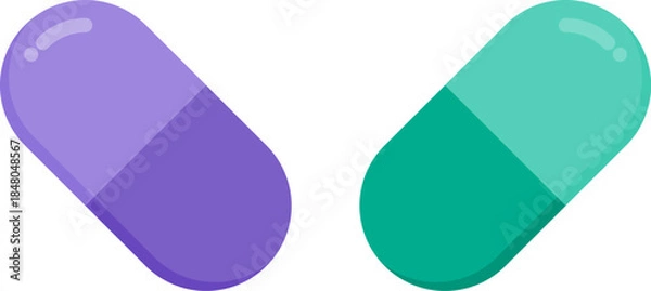 Obraz Colorful capsule pills display assorted medical medication