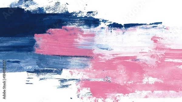 Obraz Vibrant strokes on white