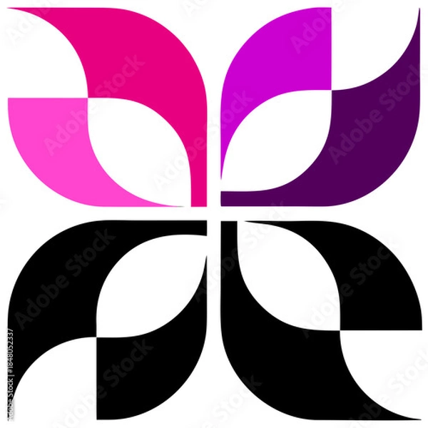 Obraz Modern X-Style Microblogging Logo