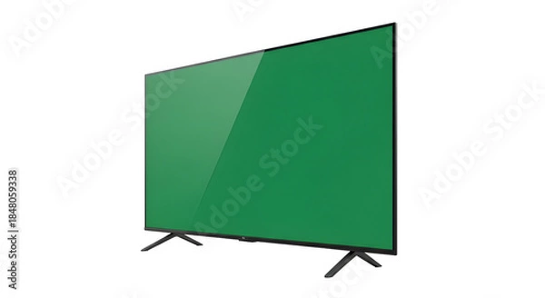 Obraz Green screen on a stand for display or presentation