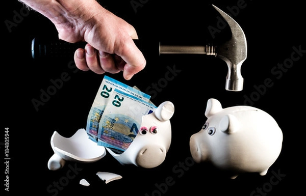 Obraz Closing a euro account 