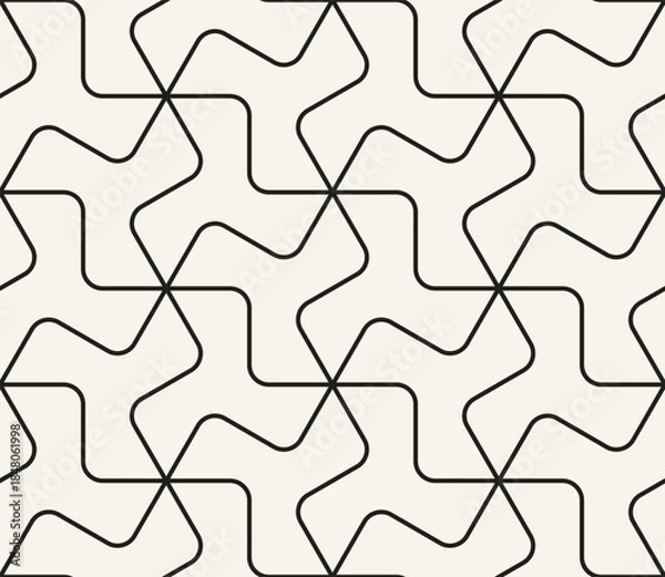 Fototapeta 012 a - Geometric vector seamless patterns