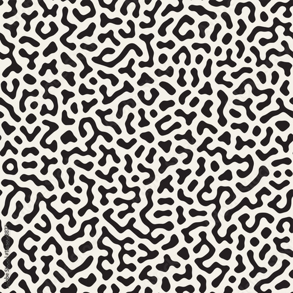 Obraz Vector seamless organic pattern. Hand drawn abstract background. Modern stylish texture.